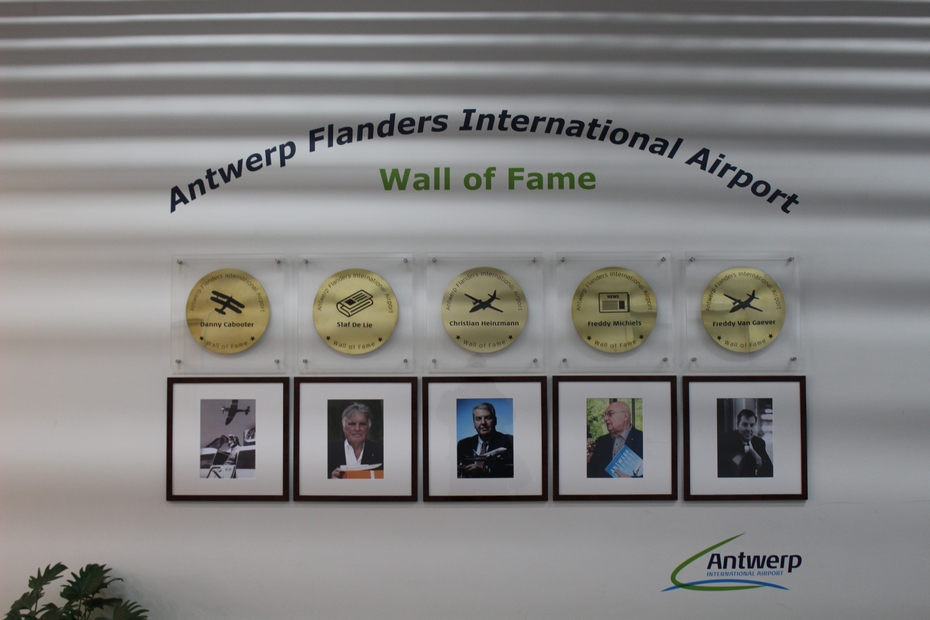 De luchthaven heeft haar eigen ‘wall of fame’