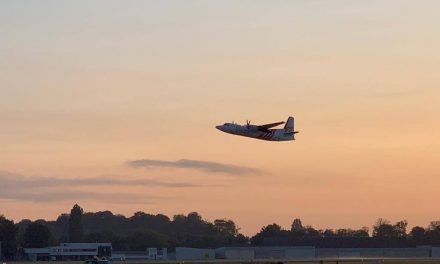 Eerste vliegtuig van Air Antwerp is opgestegen naar Londen