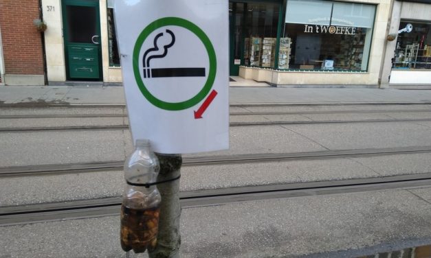 Strijd tegen sigarettenpeuken