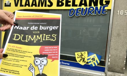 Vlaams Belang sluit secretariaat met een cadeautje van jong N-VA