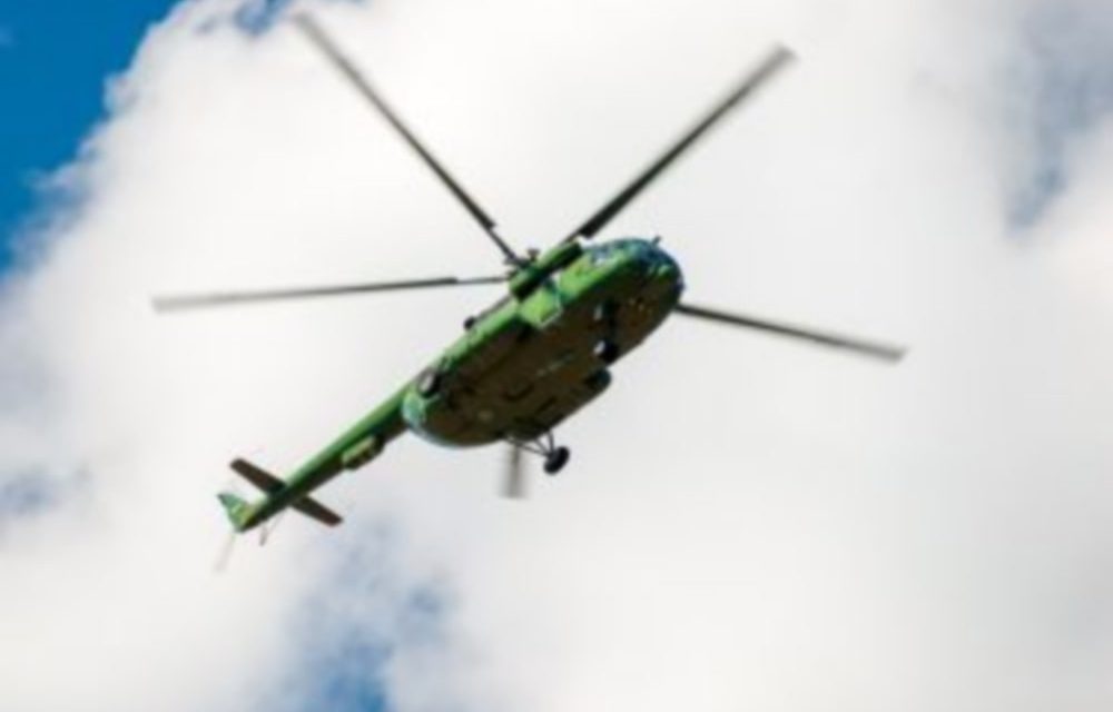 Kaping van een helikopter op de luchthaven van Deurne