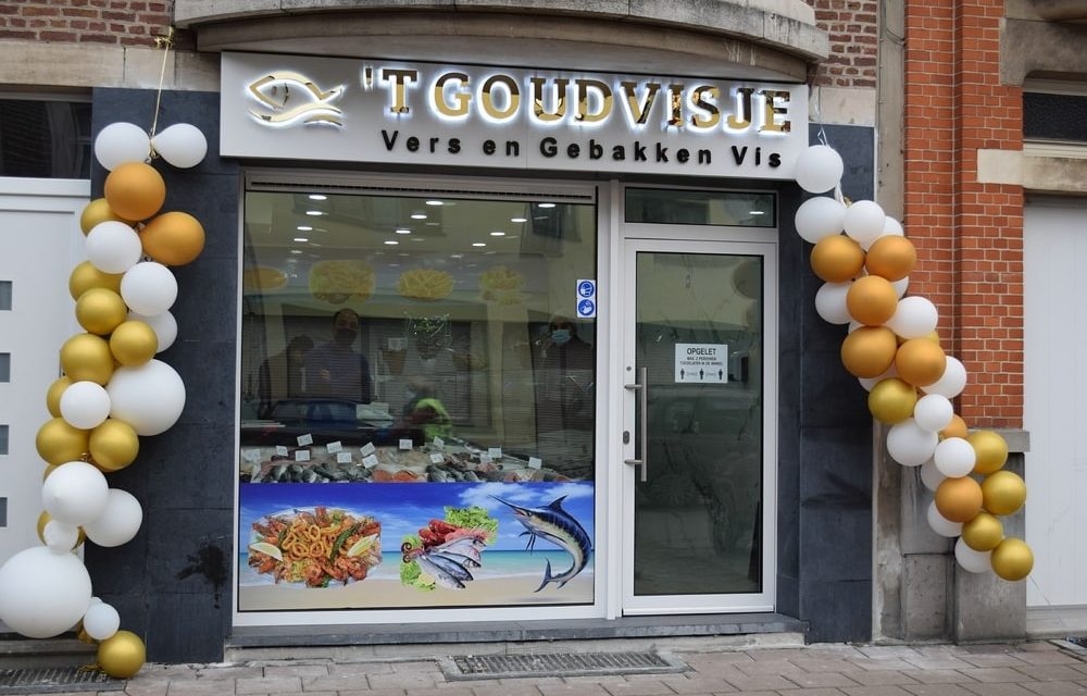 Een nieuwe viswinkel in Deurne-Centrum