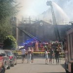 Kasteel Boekenberg staat in brand